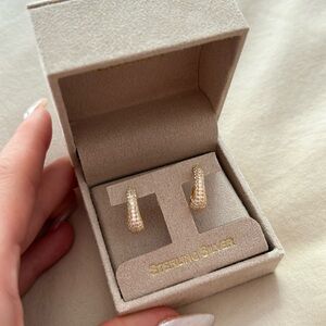 Gold Sterling Silver Earrings